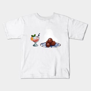 Meatball Menu Kids T-Shirt